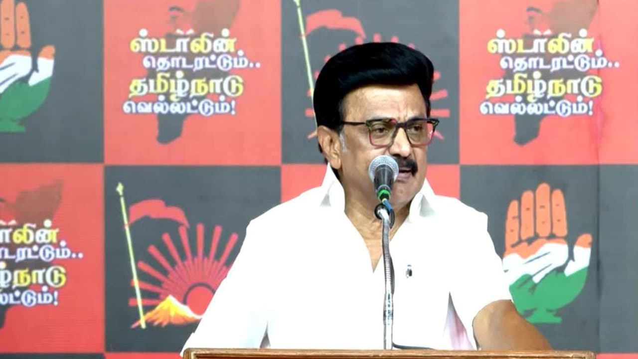 MK Stalin seeks votes for TN's future, rejects three-language rule