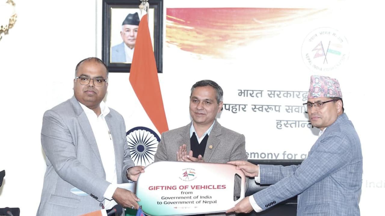 India hands over first tranche of election aid to Nepal for polls