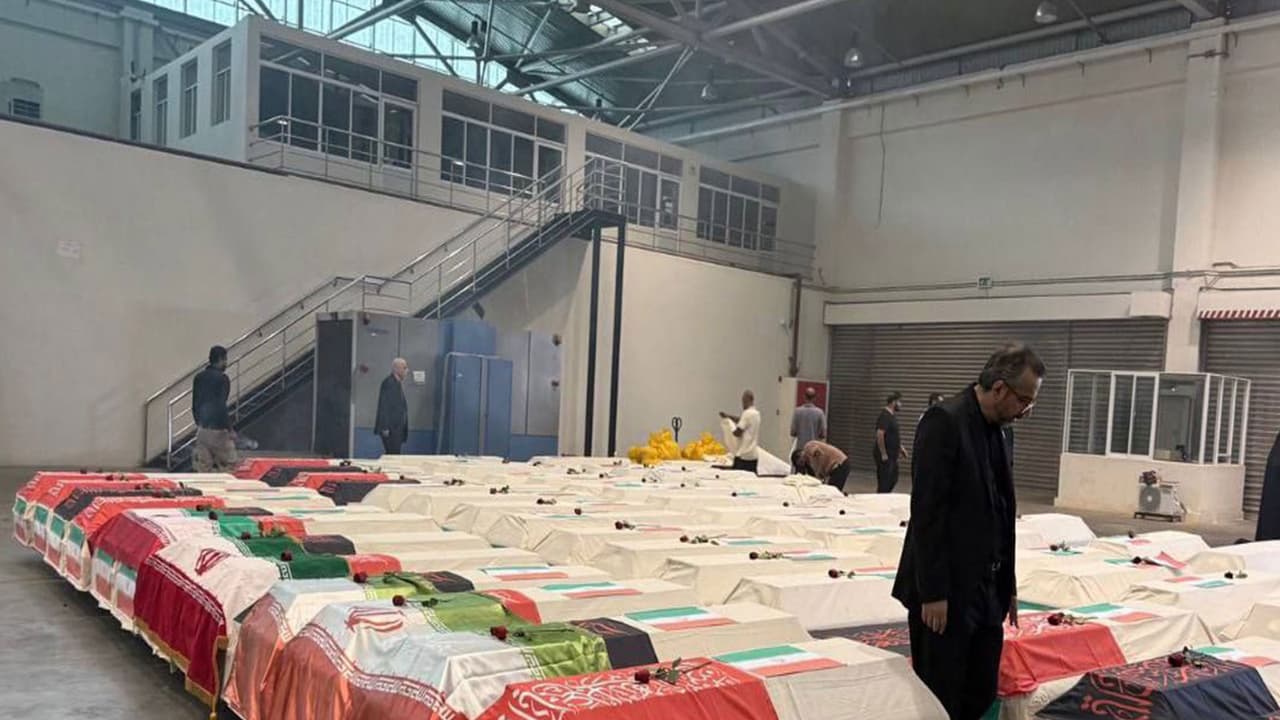 Iran releases coffin pics of sailors, blames US for 'terrorist attack'