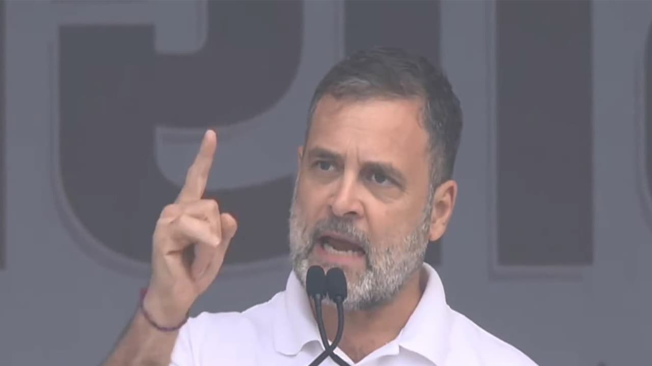 Amit Shah had 'trembling hands' clarifying on vote theft: Rahul