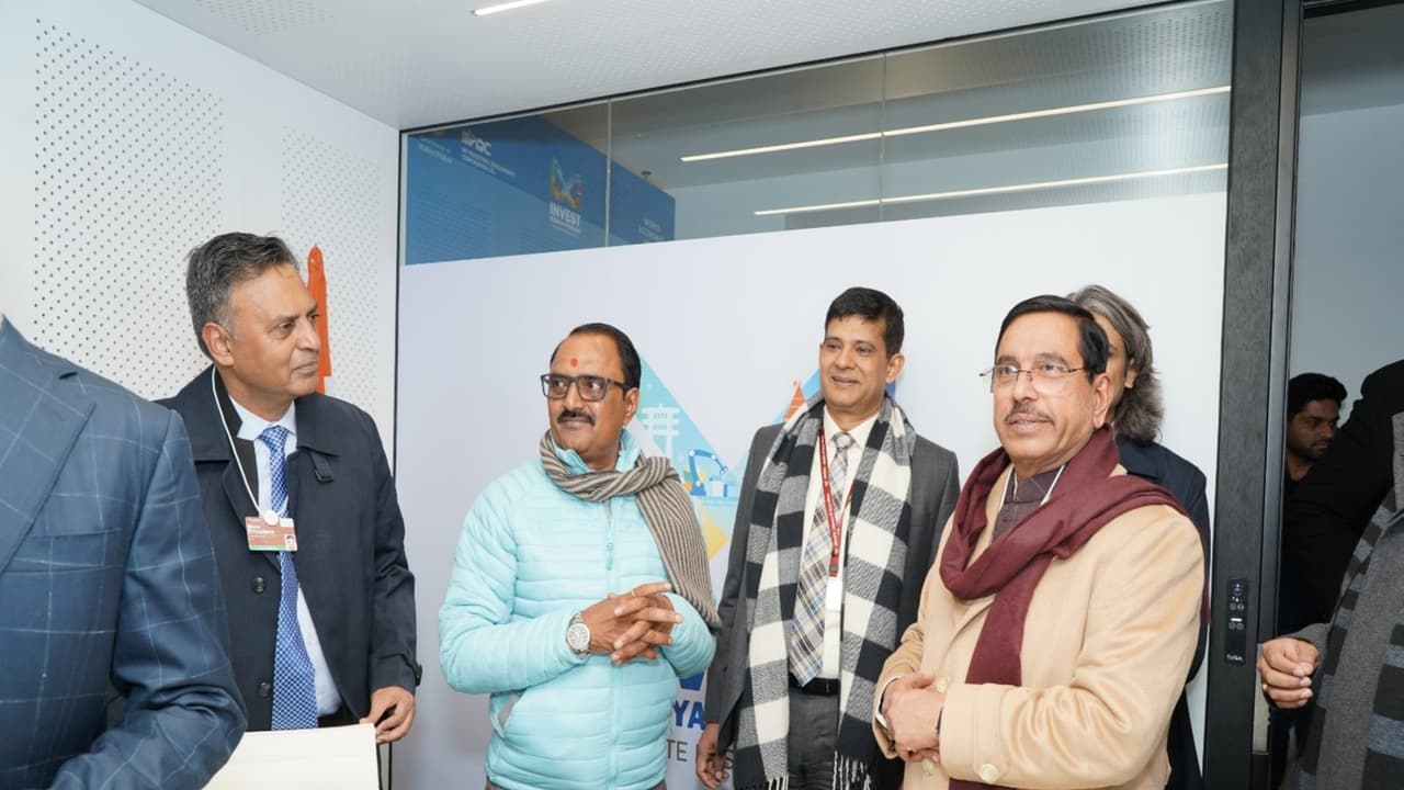 WEF 2026: Pralhad Joshi, MP govt discuss renewable energy in Davos