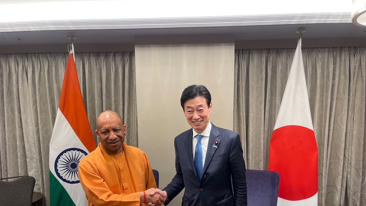 Yogi Adityanath meets ex-METI minister to strengthen UP-Japan ties