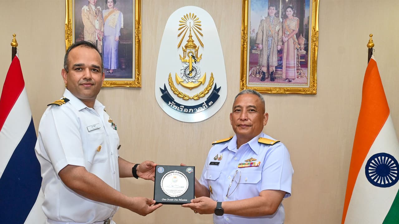 INS Sunayna departs Phuket for Jakarta to boost maritime cooperation