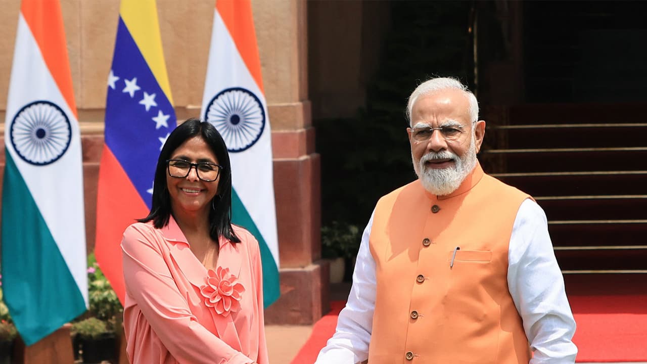 Venezuela's Delcy Rodriguez meets PM Modi, discusses key partnerships