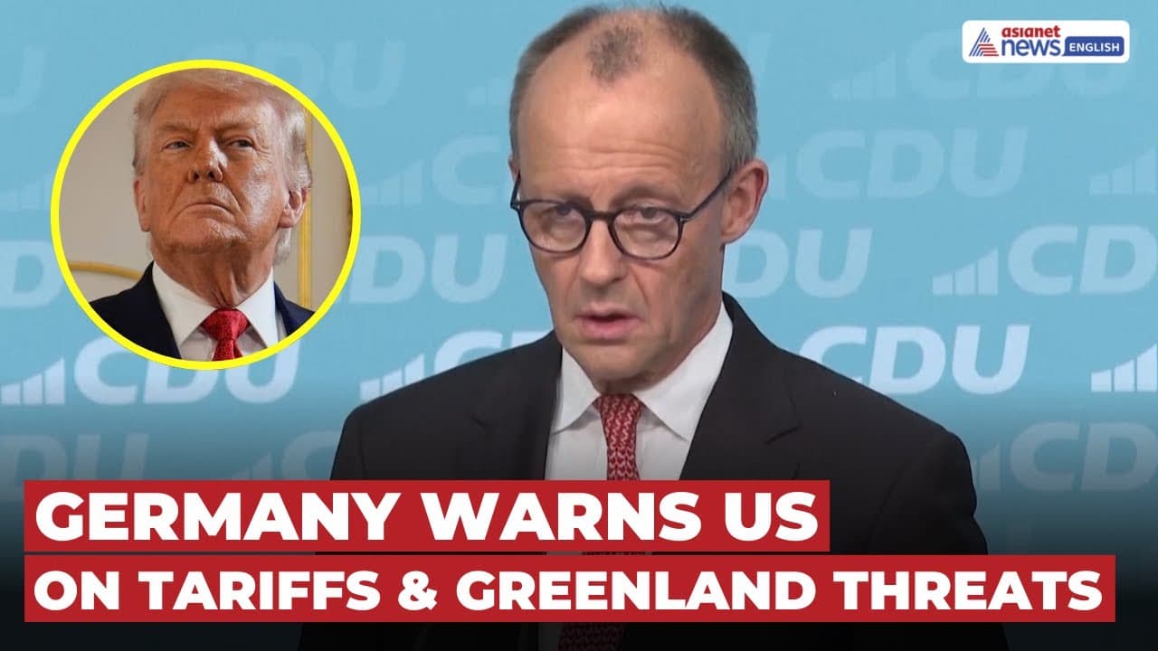 'We Can Also Respond': Germany's Merz WARNS US Over Greenland and Tariffs Threat