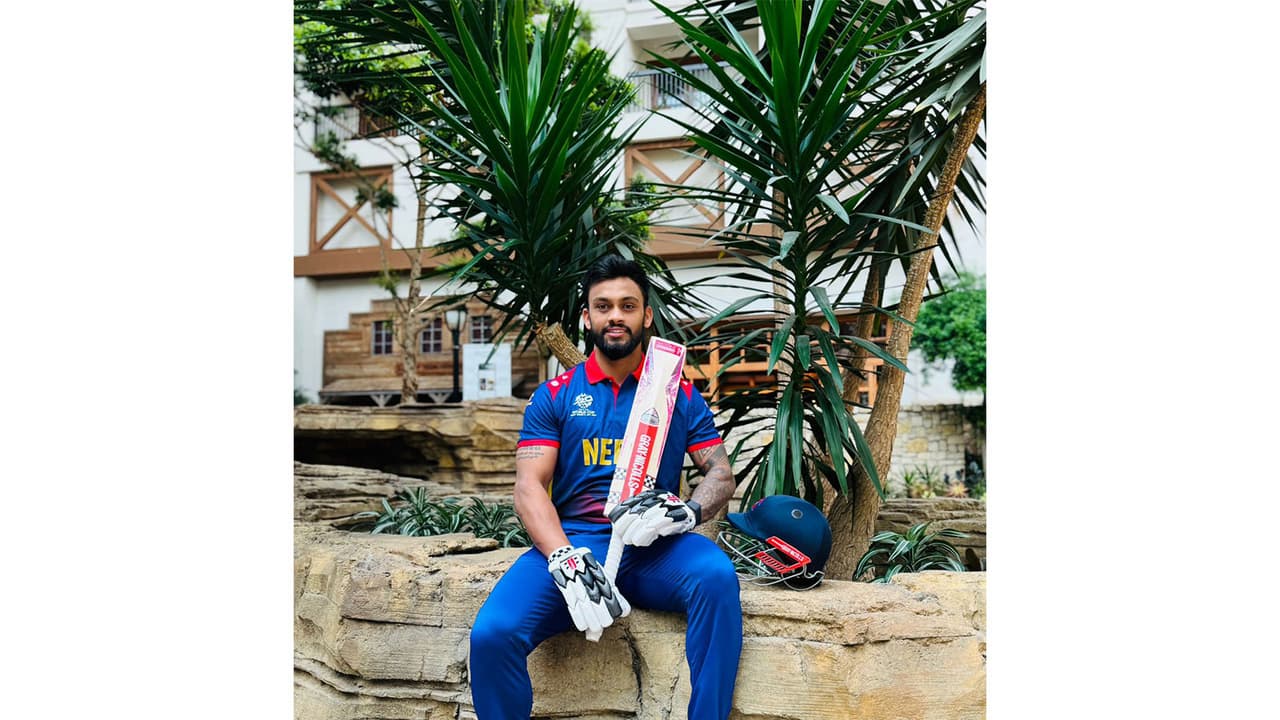 Nepal's Kushal Bhurtel joins elite club, hits six sixes in an over