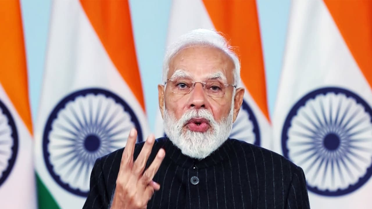 PM Modi inaugurates Skyroot's campus, unveils Vikram-I orbital rocket