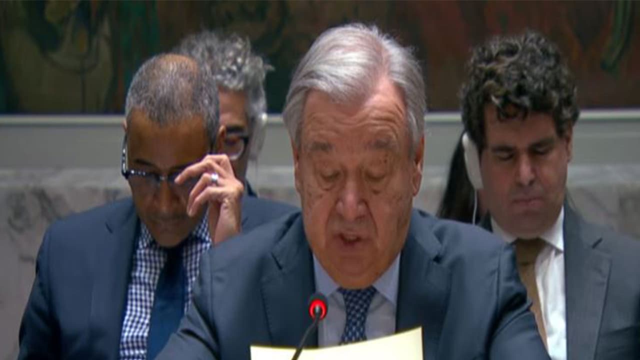 Middle East on brink: Guterres urges calm, US slams Iran's actions