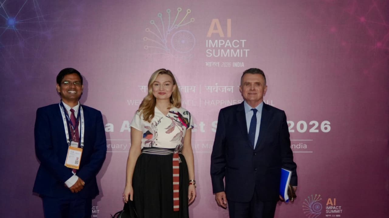 Swedish Deputy PM Ebba Busch arrives in India for Global AI Summit