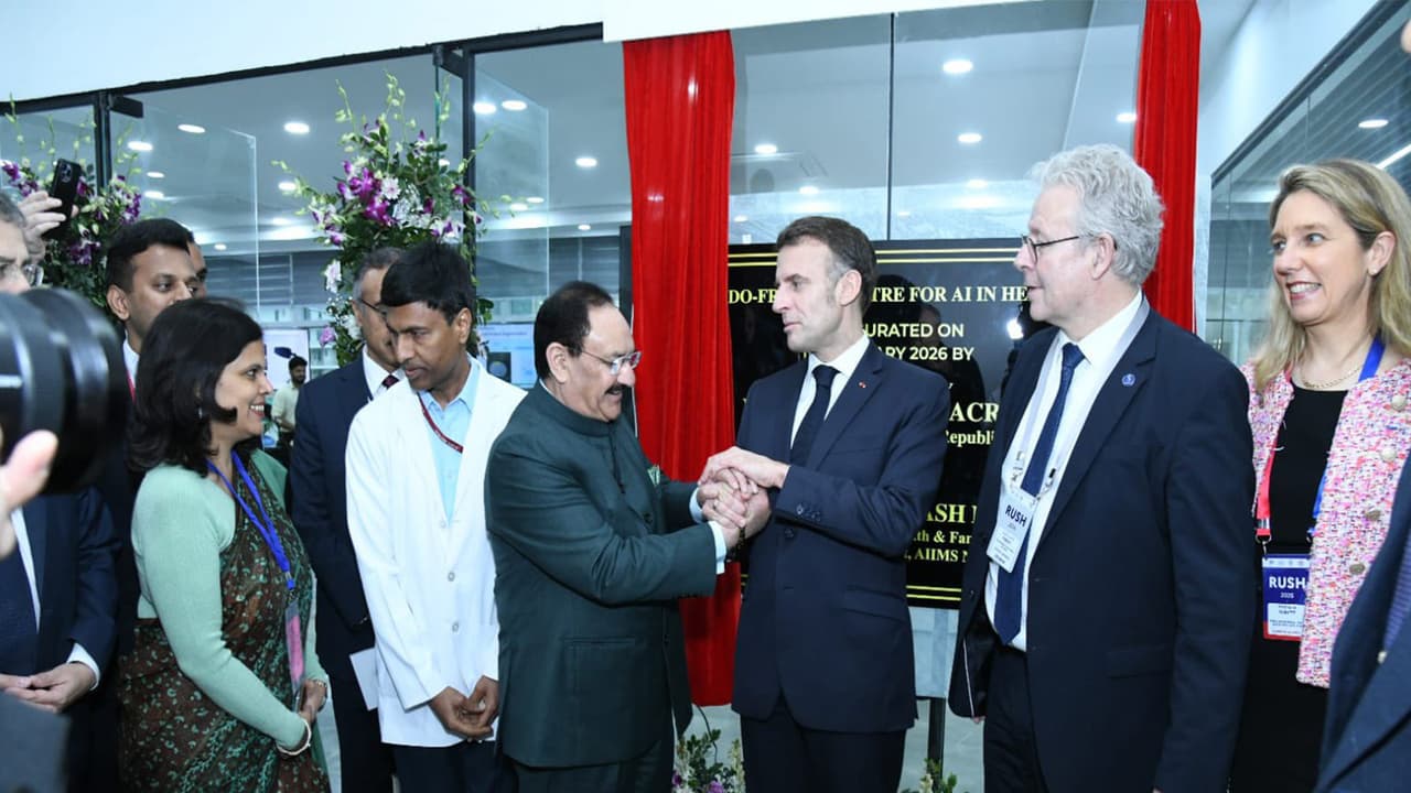 India, France launch AI in Health Centre at AIIMS to boost cooperation