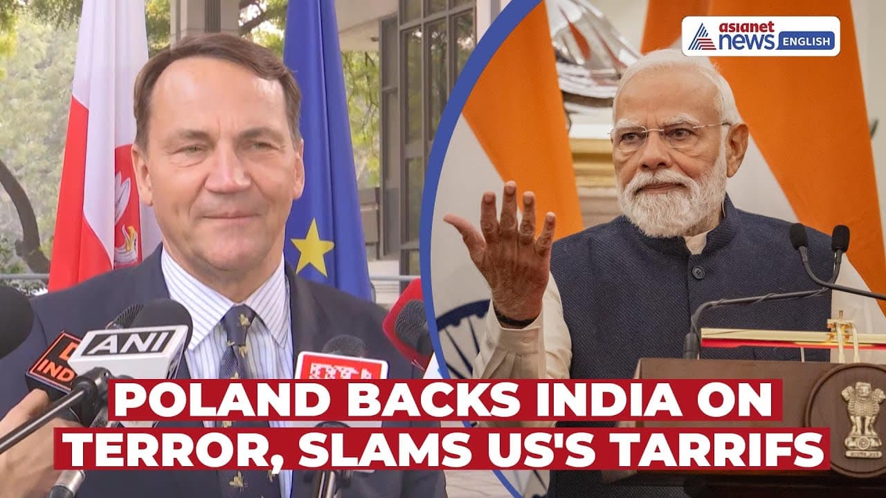 Poland Backs India on Terrorism, Flags Concerns Over Trump Tariffs