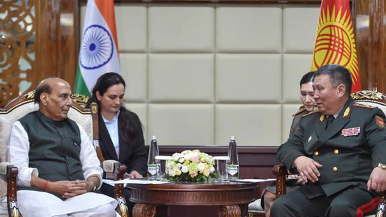 Rajnath Singh holds bilateral meetings at SCO; gifts Health Cubes