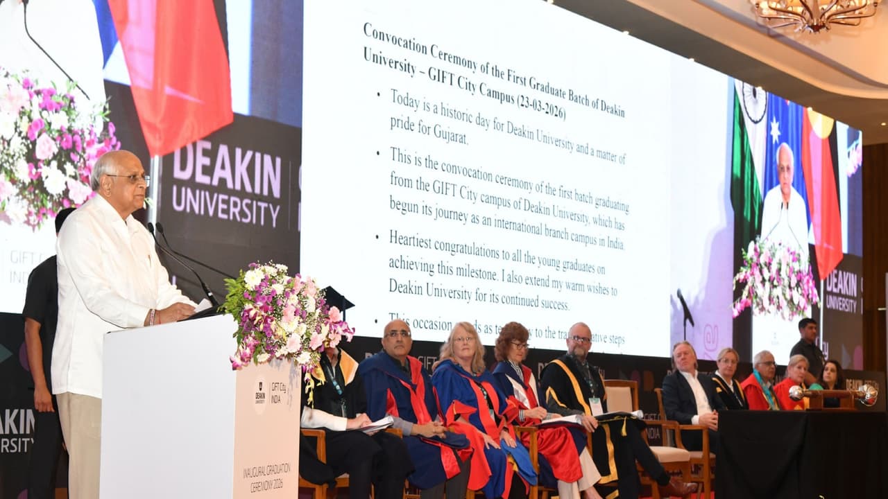 Deakin Uni convocation: CM highlights India's education transformation