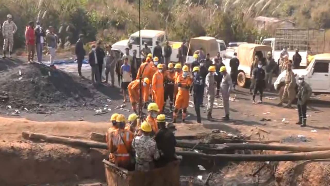 Meghalaya: NDRF recovers 6 bodies from illegal coal mine site