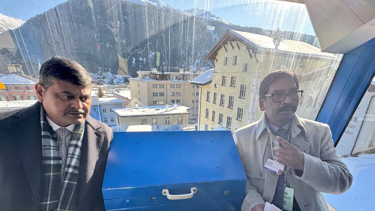 Jharkhand CM Hemant Soren to discuss energy systems at Davos panel.