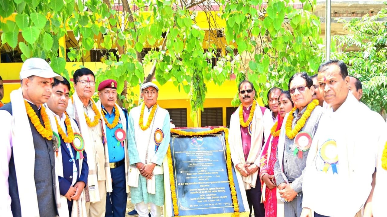 India aids Nepal with NRs 33.2M for school and library construction
