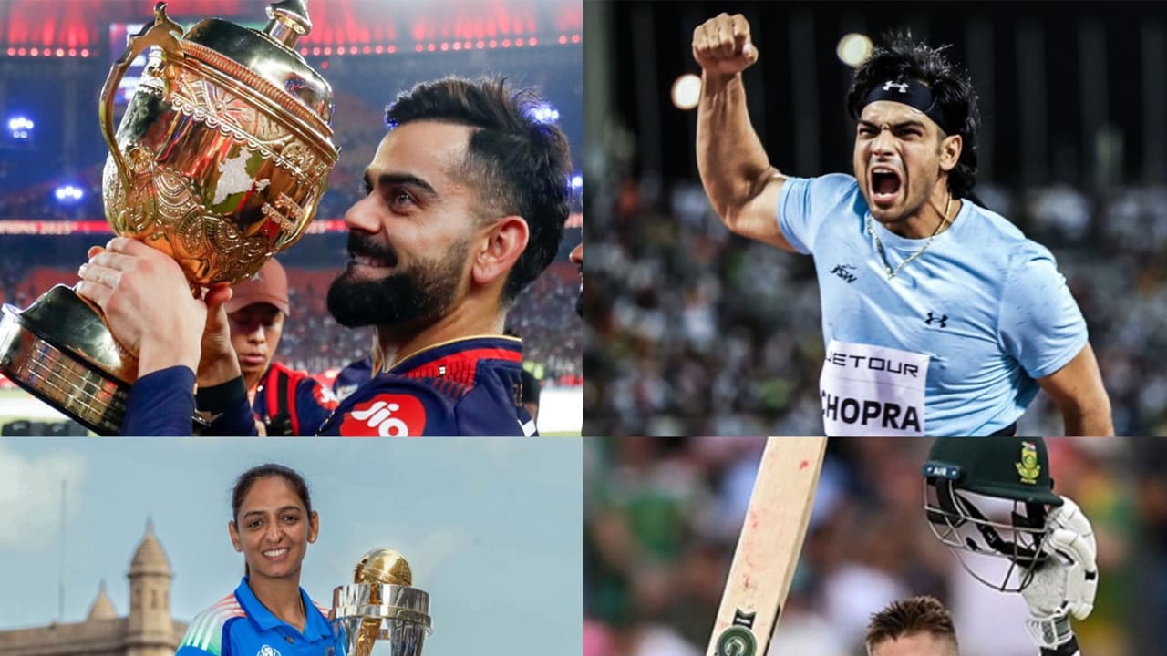 RCB's IPL Win, Indian Women's Crown, Neeraj's 90m Feat, SA's WTC Glory - 2025 Rewrote Sports History!