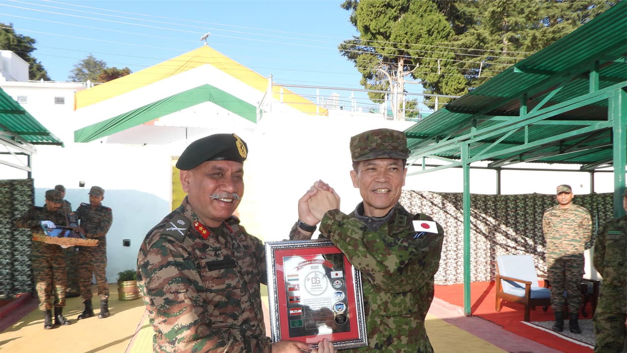 India-Japan Dharma Guardian 2026 military exercise concludes in U'khand