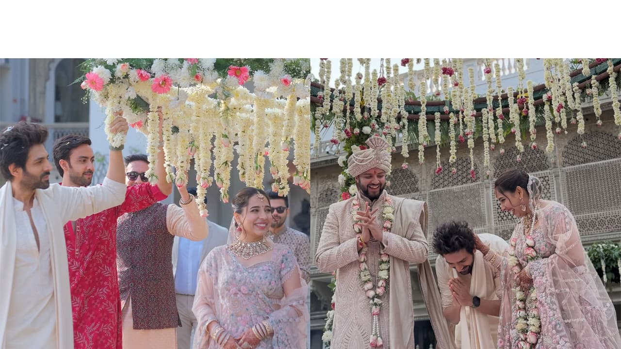 Kartik Aaryan se emociona y celebra la boda de su hermana Kritika en Instagram