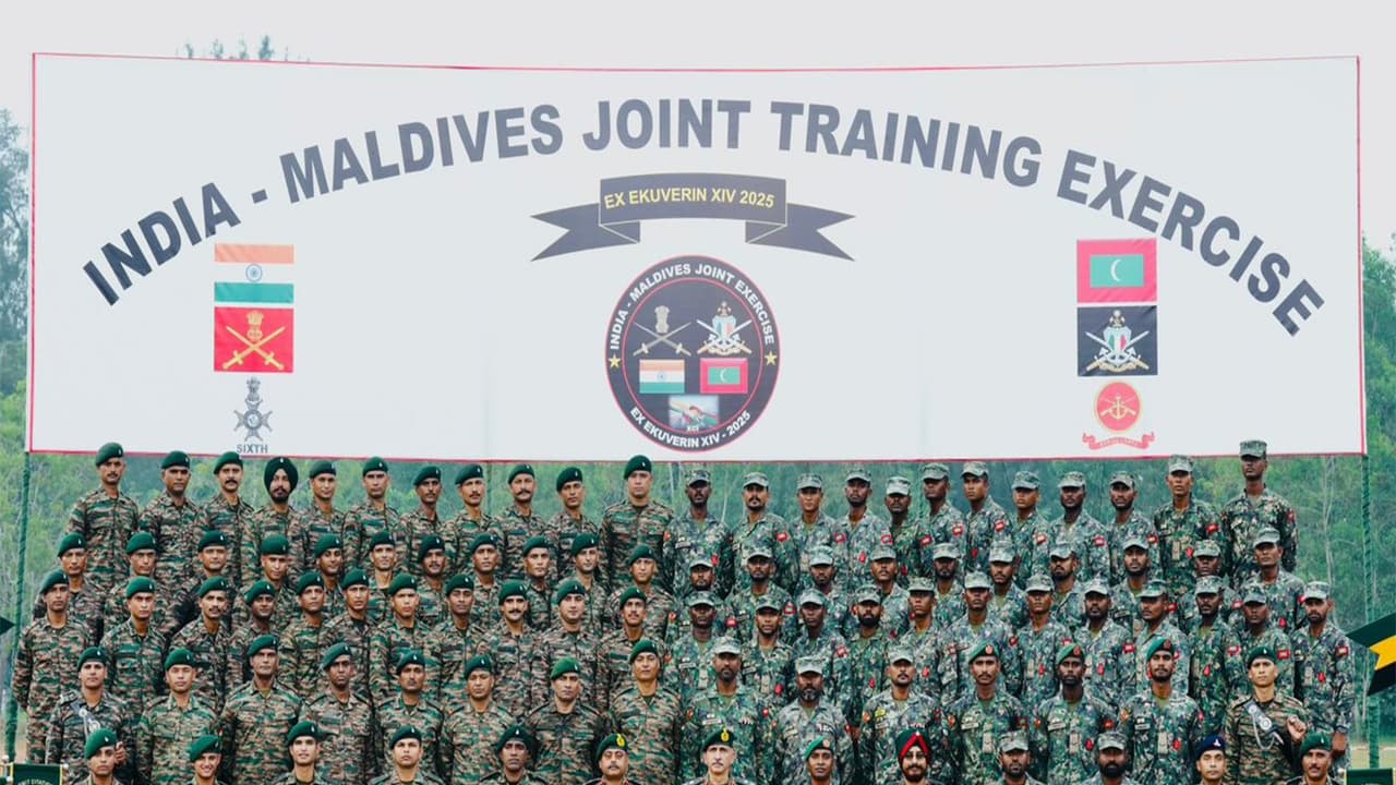 India-Maldives joint military exercise EKUVERIN begins in Kerala