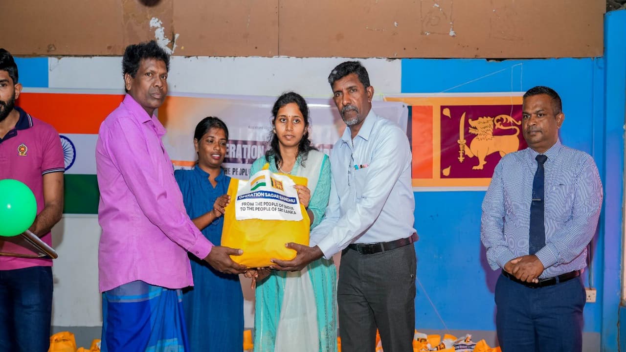 Cyclone Ditwah: India aids Sri Lanka with rations and medical support