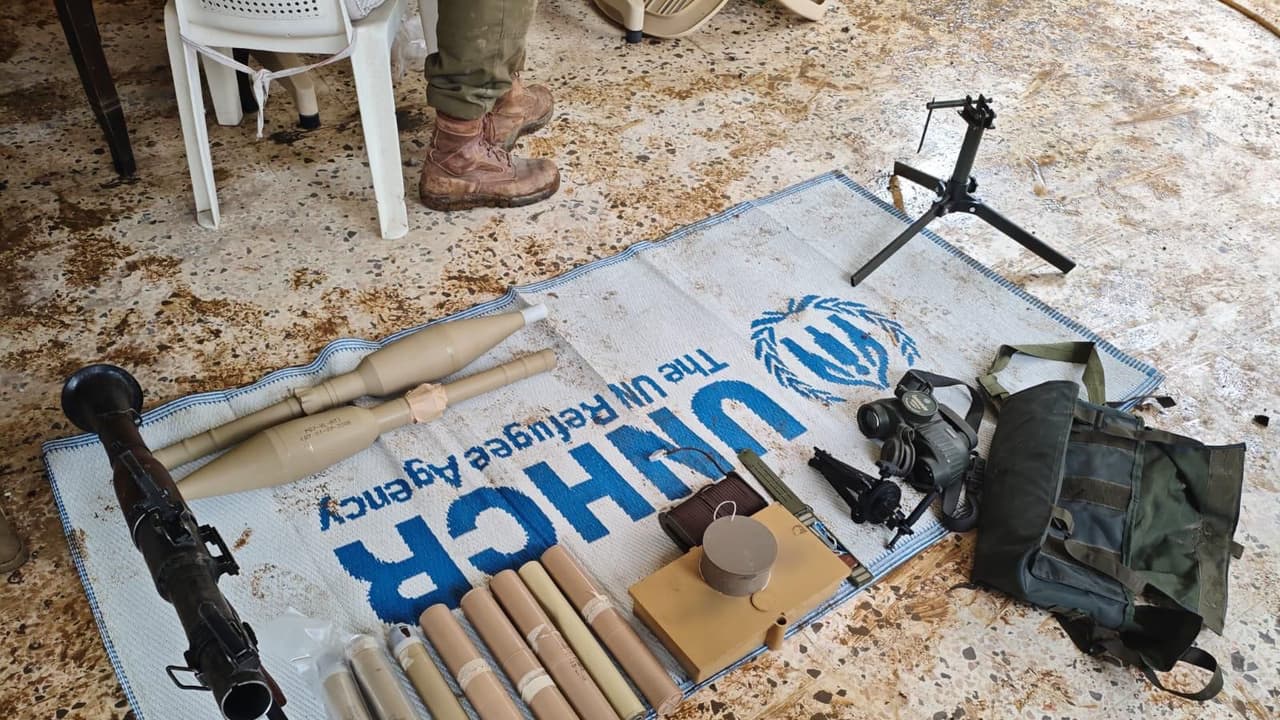 IDF claims discovery of weapons, living quarters in Southern Lebanon.