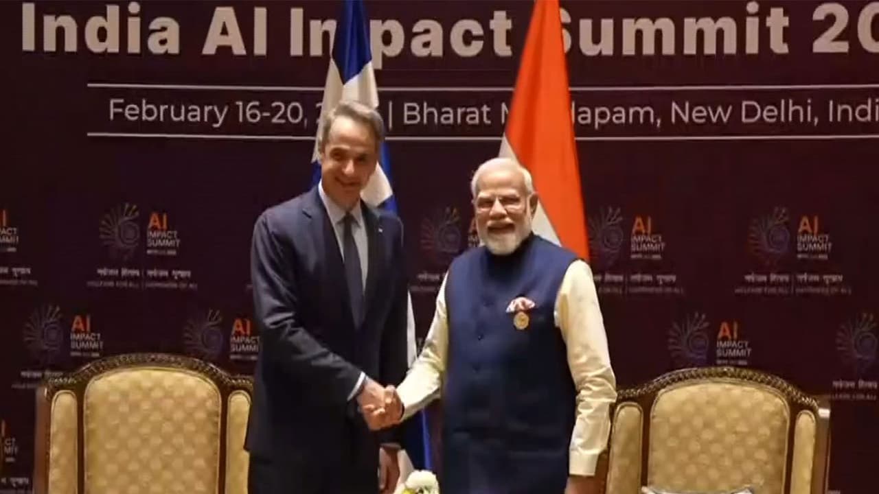 PM Modi holds bilateral meeting with Greek PM at India AI Impact Summit