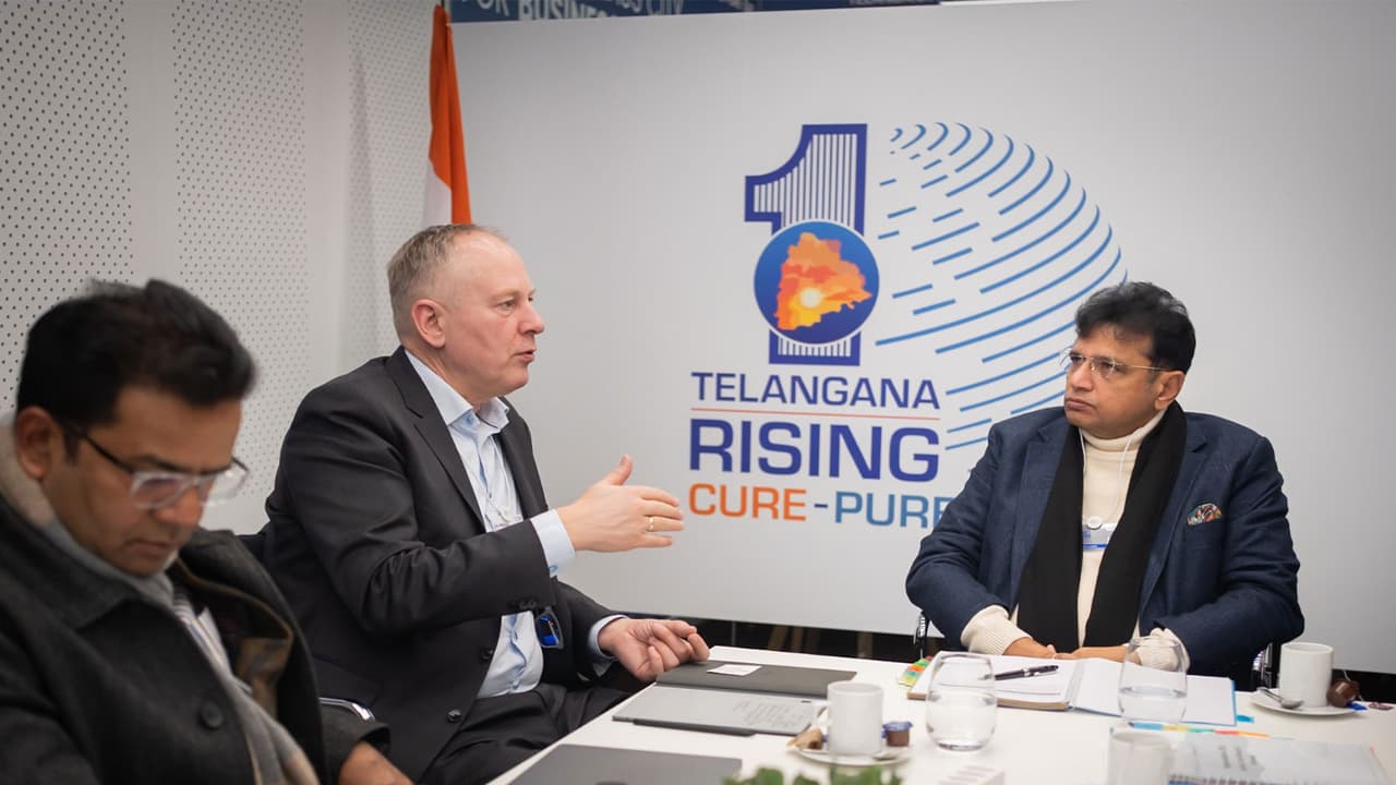 Telangana woos Royal Philips at Davos for AI and life sciences hub