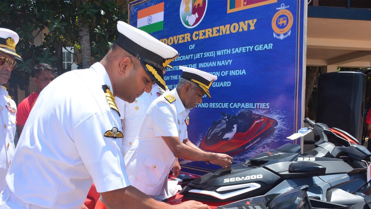India gifts PWCs to Sri Lanka to boost near-shore Search and Rescue