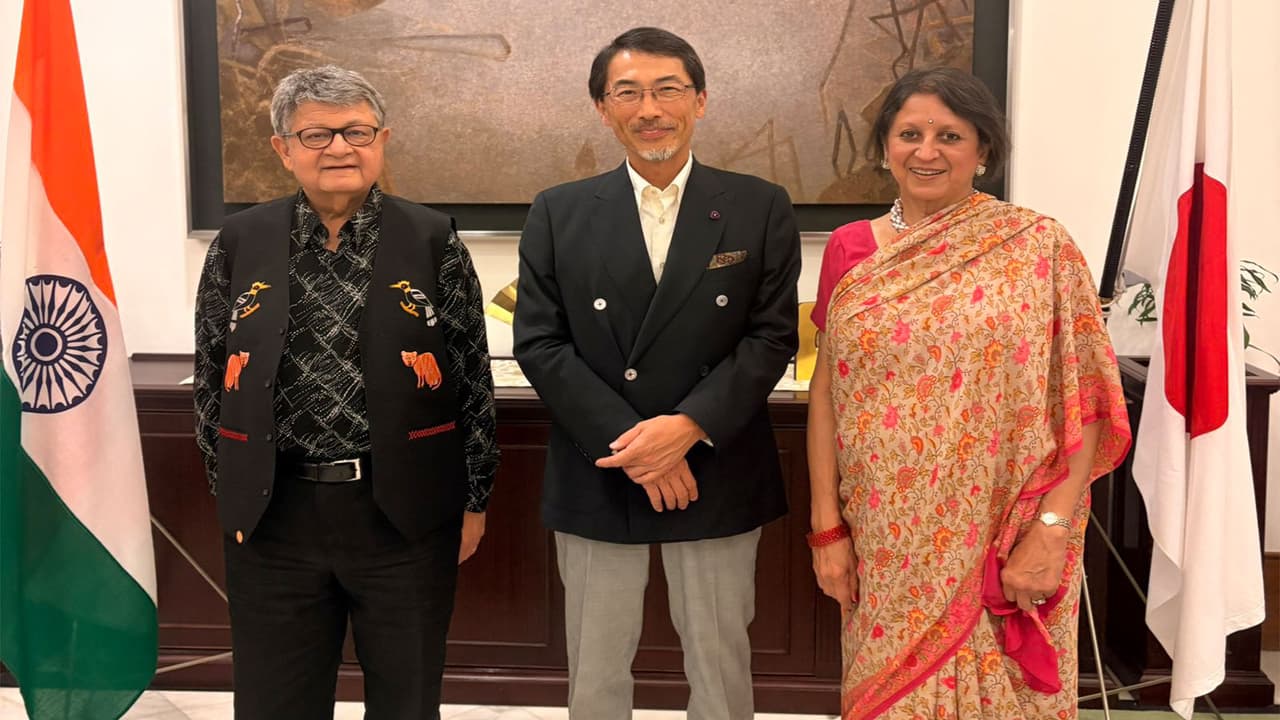 Japan's Ambassador honours Suman K Bery for strengthening Indo-Japan ties