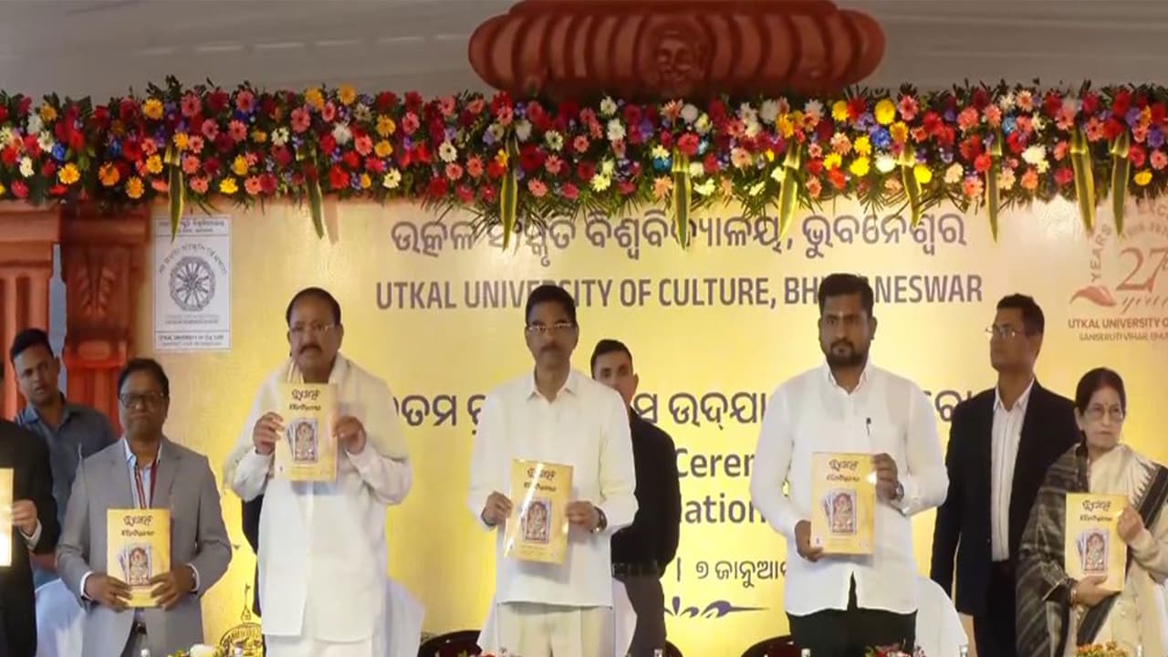 Venkaiah Naidu, Odisha Governor at Utkal University's Foundation Day