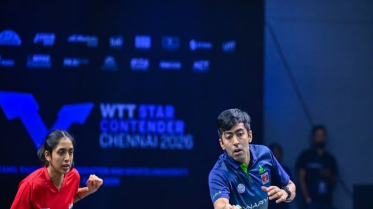 WTT Chennai: Harmeet, Yashaswini clinch silver in mixed doubles final
