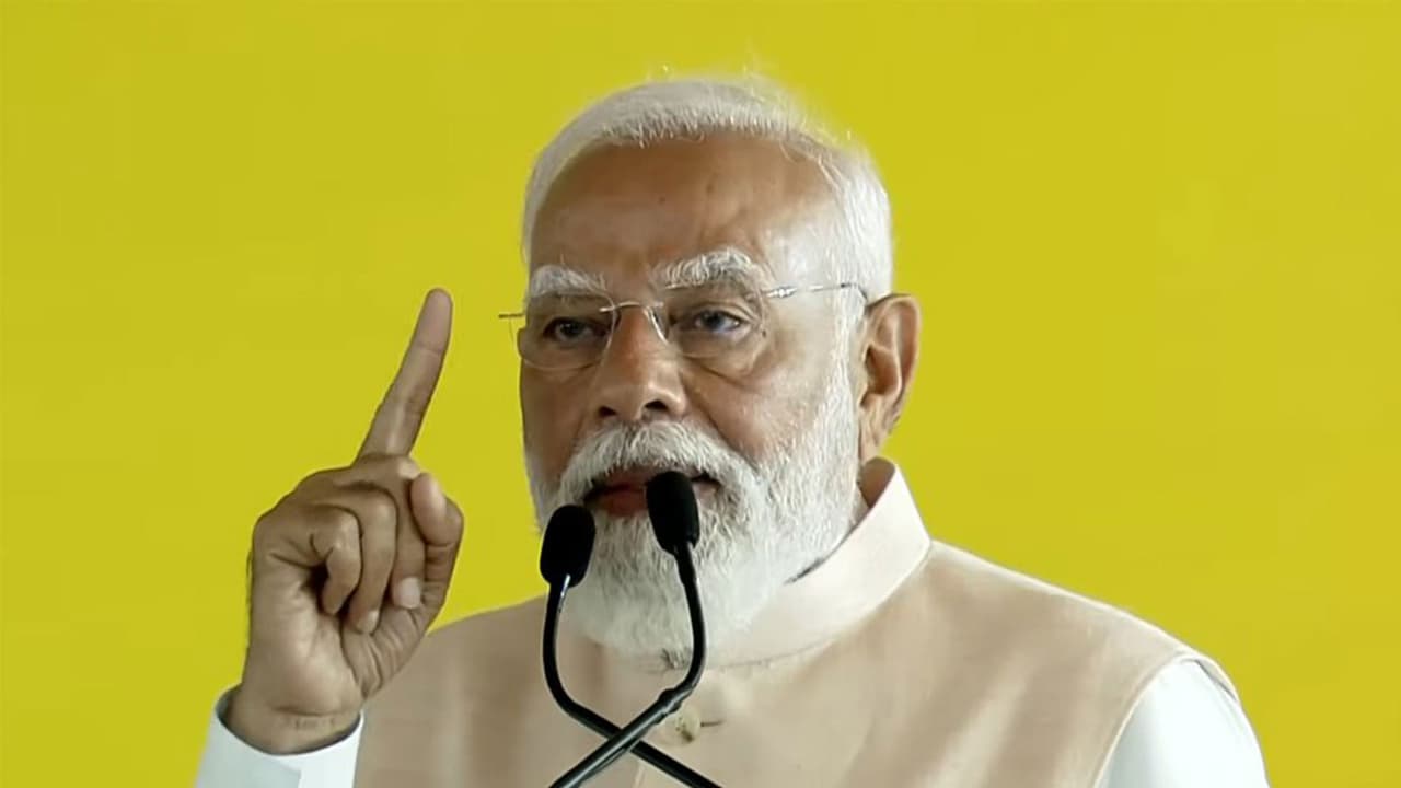 PM Modi slams DMK as 'biggest enemy' of culture over temple lamp row