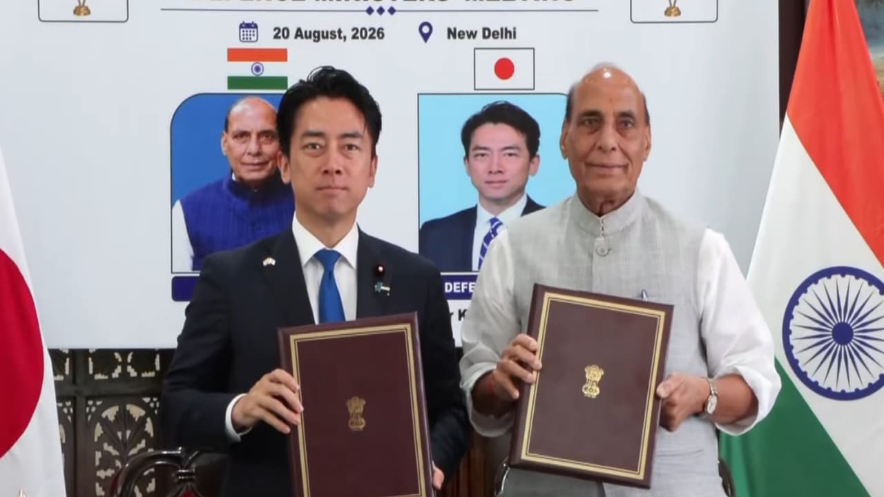 India, Japan sign pact to boost maritime security cooperation