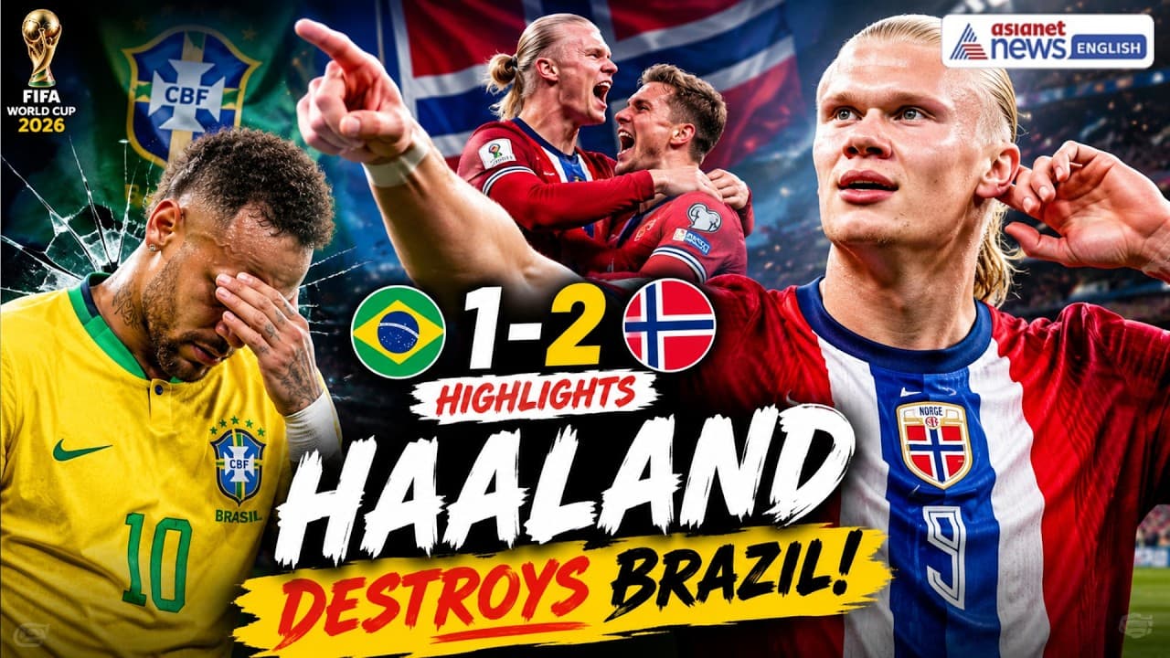Brazil vs Norway Highlights: Haaland's Double Stuns Brazil | FIFA World Cup | Football News