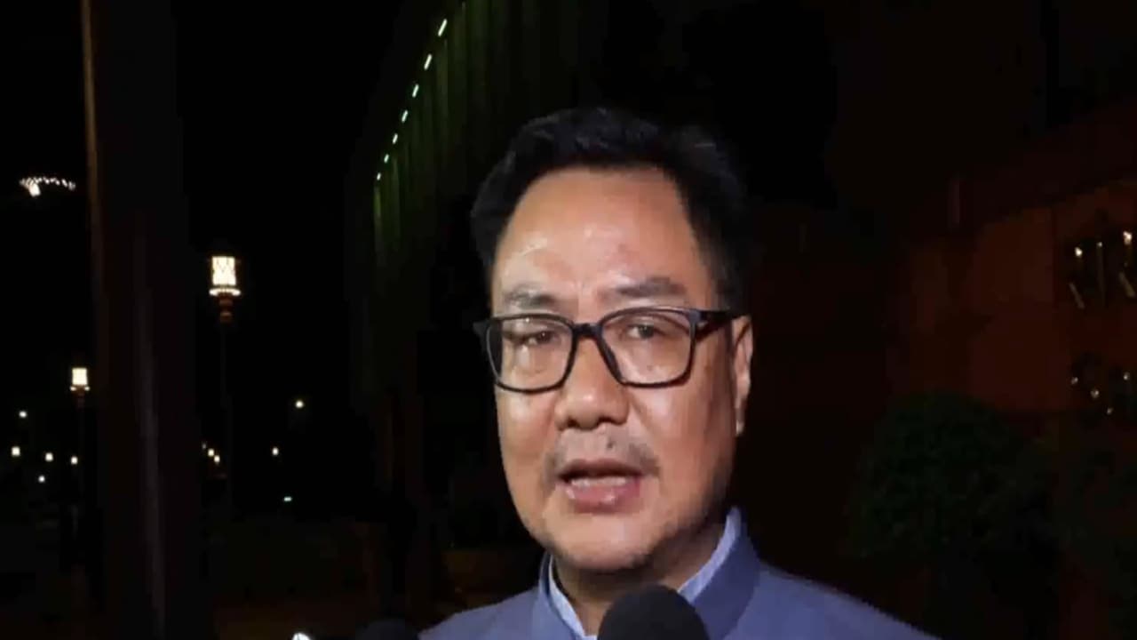 Rijiju slams Opposition for 'playing politics' over exam anti-cheat bill