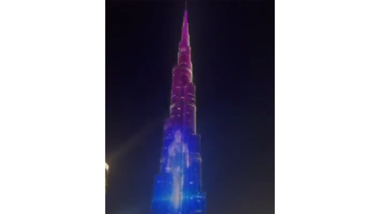 Dubai's Burj Khalifa shines for India AI Summit, hails partnership