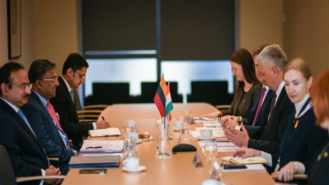 India, Lithuania review bilateral relations, focus on trade, tech