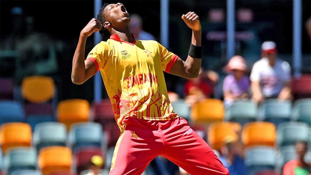 T20 WC: Muzarabani's 100th wicket seals stunning Zimbabwe win over Aus