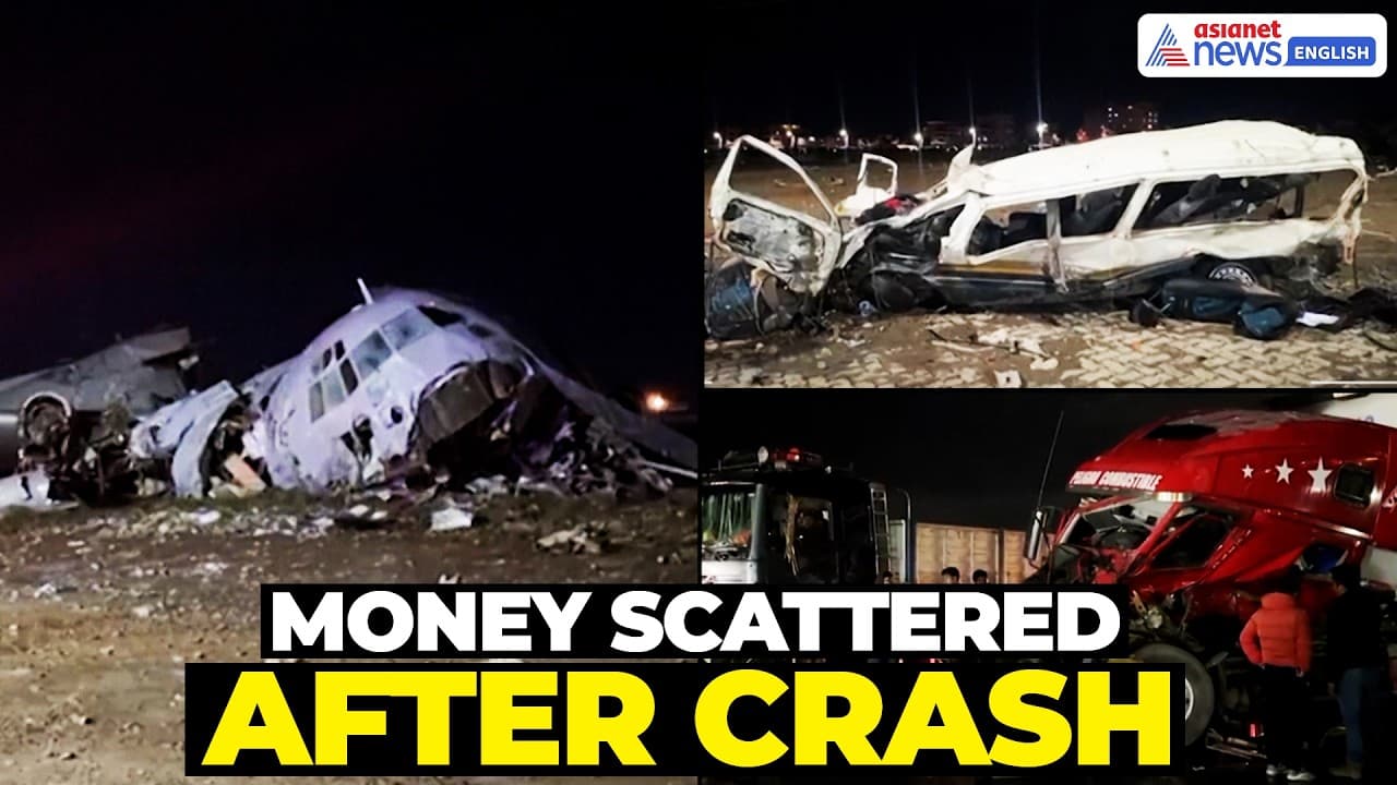 Bolivia Plane Crash: Banknotes Scattered After Air Force Hercules Goes Down