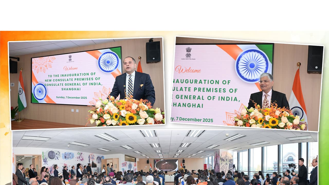 India inaugurates new state-of-the-art Consulate in Shanghai