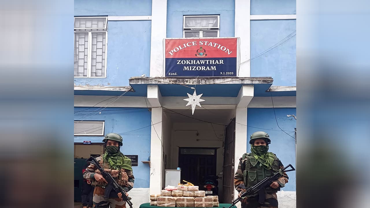 Mizoram: Meth tablets worth Rs 13.33 crore seized near Myanmar border