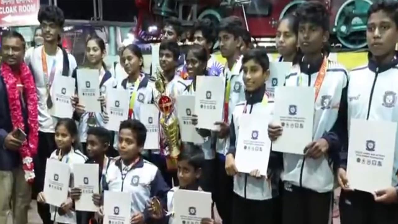 Coimbatore students win 18 golds at Indo-Nepal Silambam Championship