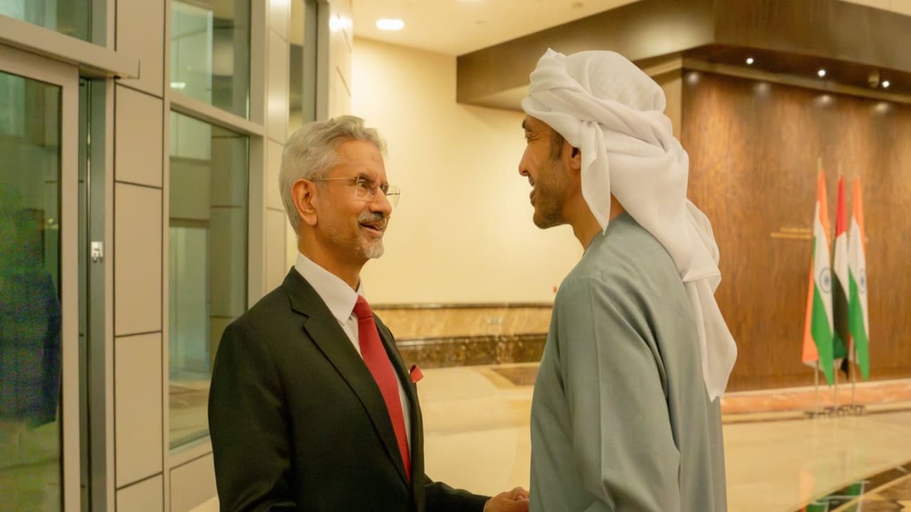 Jaishankar, UAE FM discuss West Asia situation, diaspora's safety