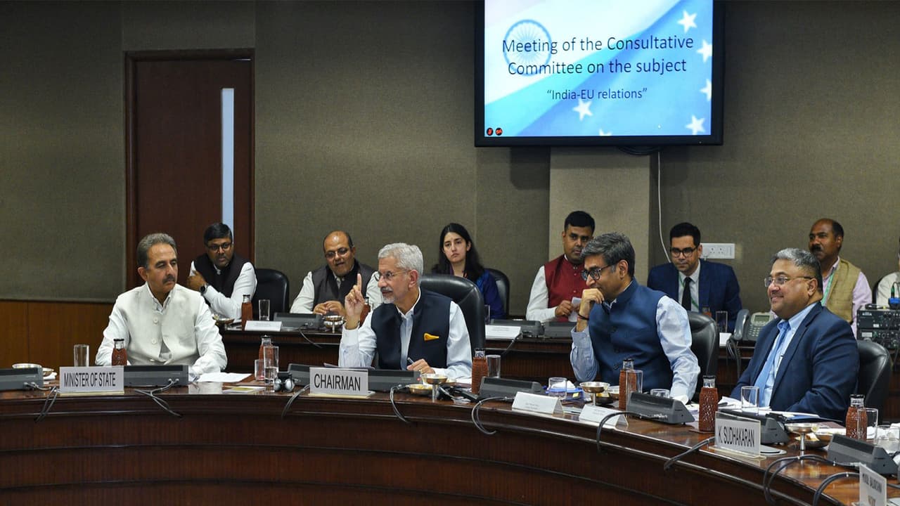 Jaishankar chairs first 2026 consultative meet on India-EU relations