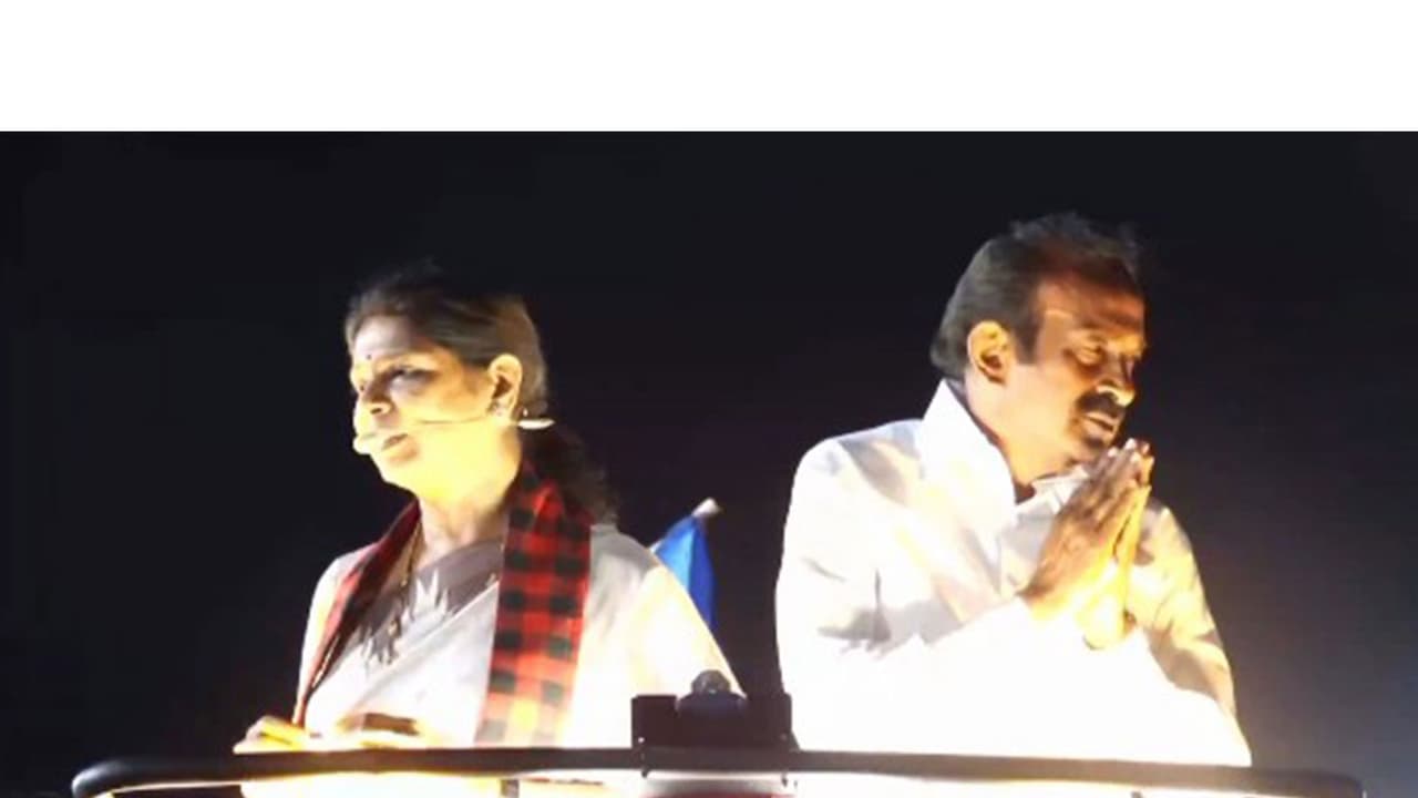 Kanimozhi rallies for DMK in Erode ahead of Tamil Nadu assembly polls