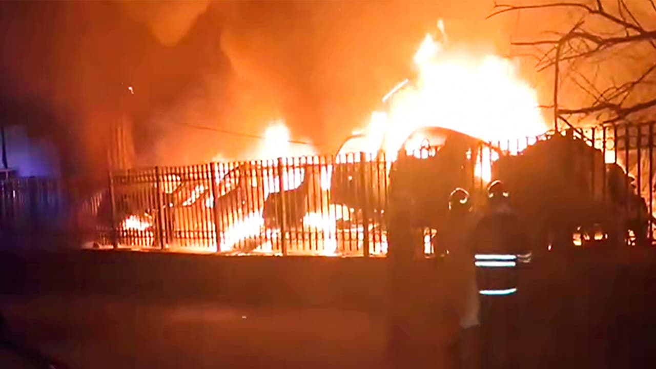 Man charred to death in Delhi bus fire; 4 injured in cylinder blast