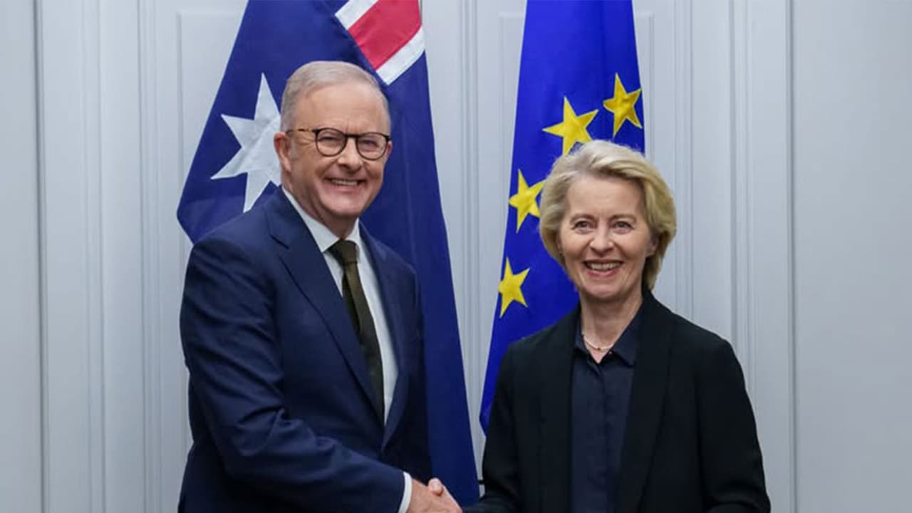 EU President Ursula von der Leyen to visit Australia from March 23-25