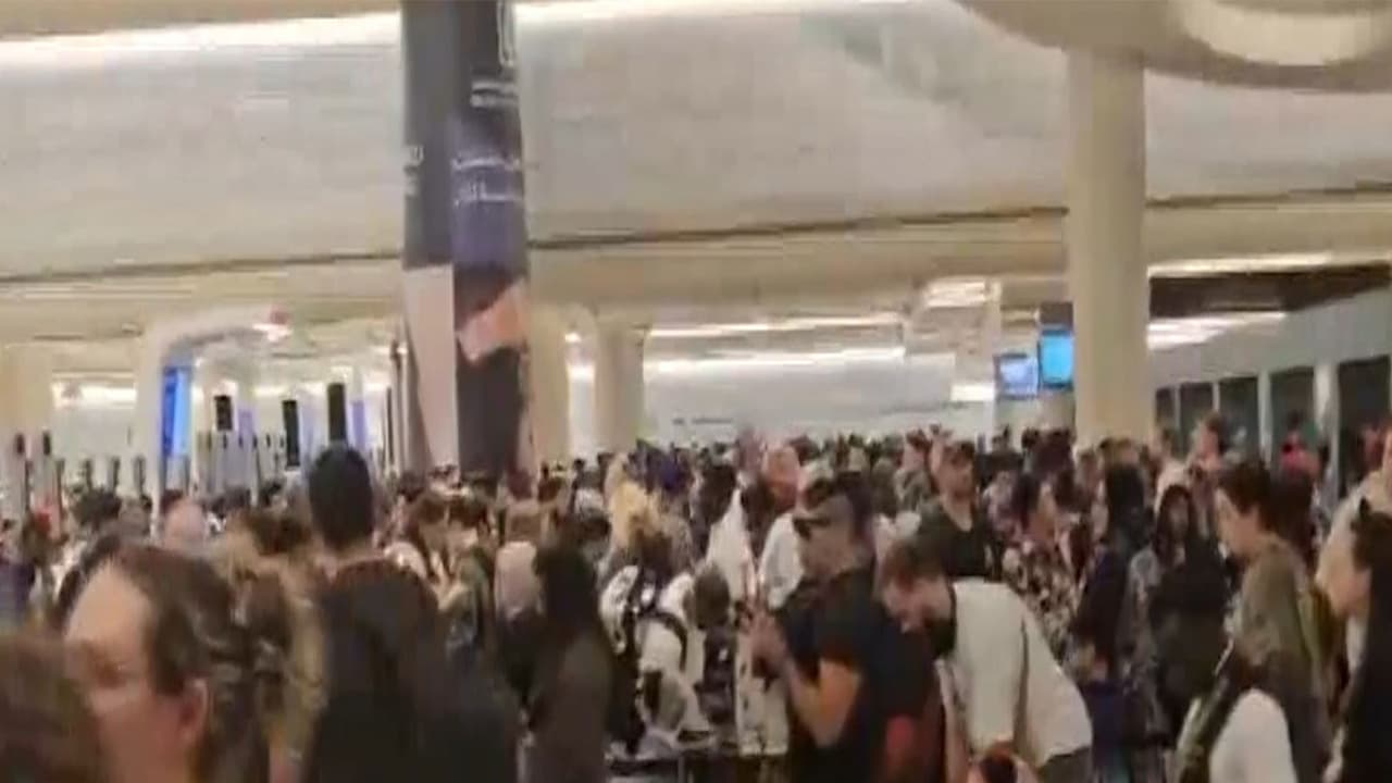 Thousands stranded at Abu Dhabi airport after Iran missile attack