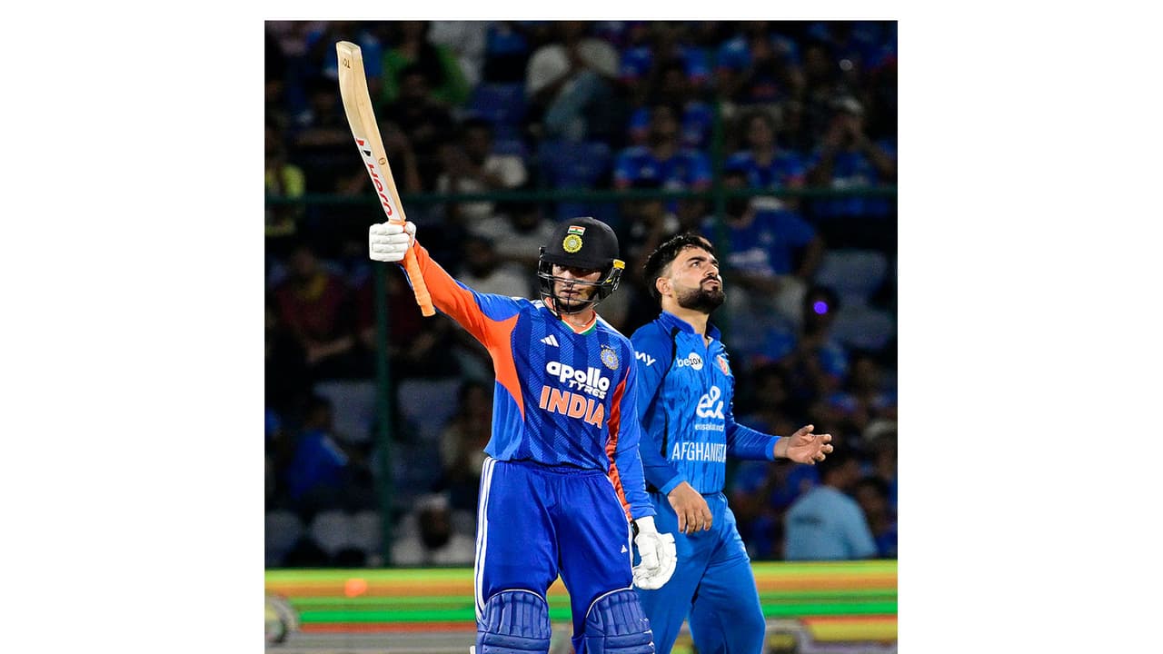 Abhishek Sharma's 82 helps India crush Afghanistan in T20I opener